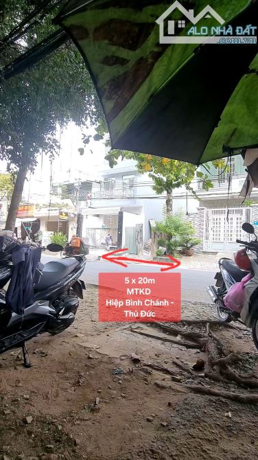 ĐẤT 5 X20M  MẶT TIỀN KINH DOANH - ĐƯỜNG B, HBC- THỦ ĐỨC