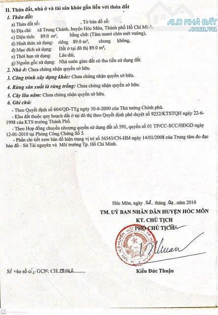 Siêu Phẩm Bán nhanh Căn nhà Ở Trung Chánh Hóc Môn  89m2 SỔ HÔNG RIÊNG 880triệu bao phí - 10