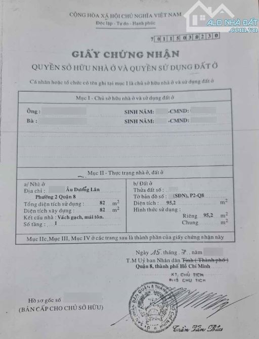 Bán nhà hẻm Âu Dường Lân Phường 2 Quận 8. Nhà nở hậu, hẻm an ninh, gần mặt tiền đường - 11