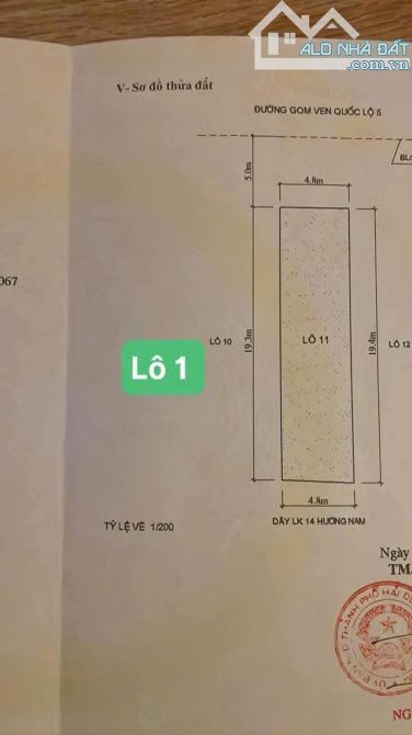 Cần bán có 3 lô liền nhau mặt đường An Định ngay khách sạn Trường Thành - TP Hải Dương. - 1