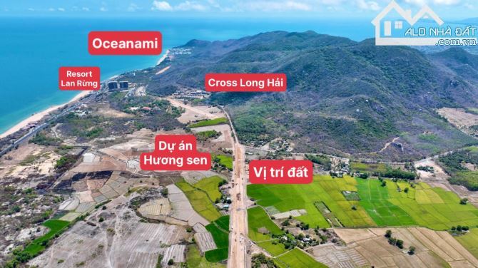 5687m2 Góc 2 măt tiền đường ven biển thi trấn phước hải giá 46 tỷ - 1