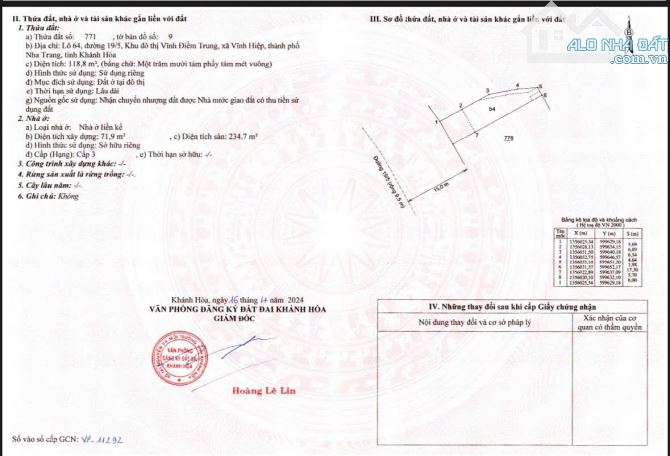 Bán Toà Nhà Căn Hộ Vĩnh Điềm Trung 19/5 có 18 phòng (54tr/tháng) - 1