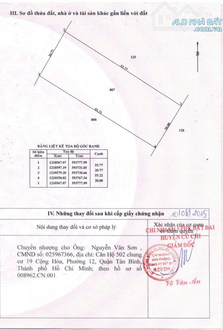 CHÍNH CHỦ KẸT TIỀN CẦN BÁN MIẾNG ĐẤT DT  1852,6M2 TẠI TÂN THẠNH ĐÔNG  CỦ CHI - 2