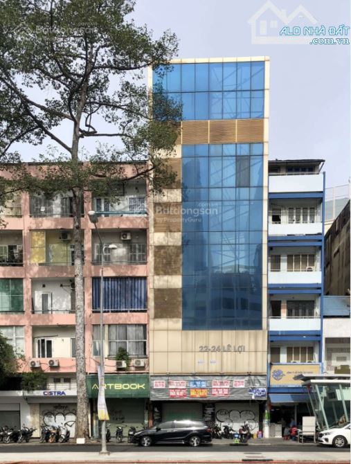 Cho thuê tòa nhà số 22 - 24 đường Lê Lợi, Quận 1, DT: 9x30m, 1 trệt 4 lầu, DTSD: 1.350m2 - 2