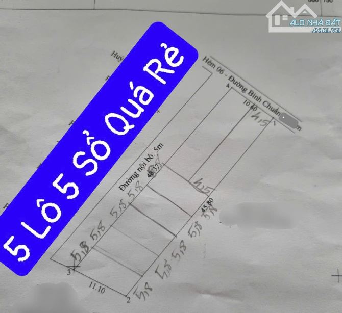 1,5Tỷ TL🔥Bán 5 lô đất 5 sổ hồng riêng_gần đường Lê Thị Trung, p.Bình Chuẩn, Tp.Thuận An - 4