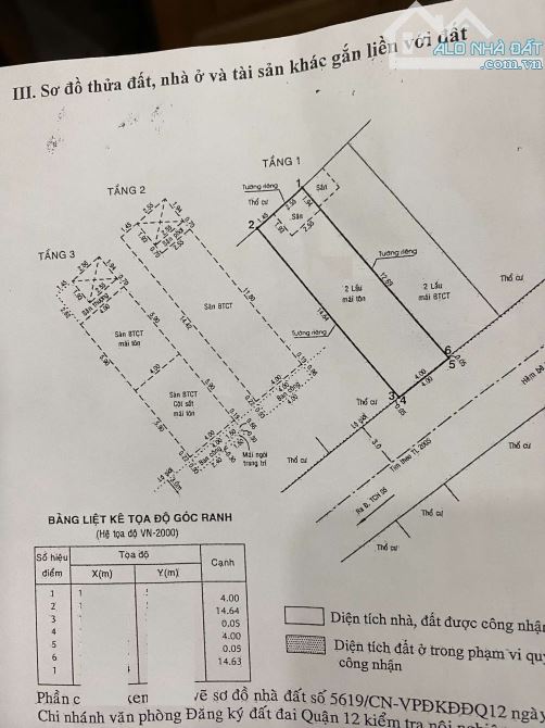 Bán nhà đẹp HXH Lâm Thị Hố ,Q12, ,3Tx60 m2 , giá chỉ 4.7 tỉ. (TL). - 4