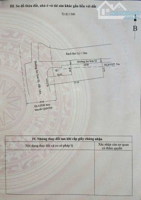 3,1Tỷ TL🔥Bán đất 300,5m2_Mặt Tiền đường An Sơn 01, p.An Sơn, Tp.Thuận An - 5