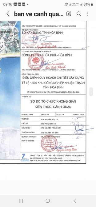 HÀNG ĐẸP GIÁ MÊ GẦN KCN NGHIỆP NHUẬN TRẠCH , LƯƠNG SƠN, HB SẮP KHỞI CÔNG VÀO NGÀY 10/01 - 1