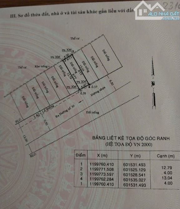 Cần bán lô đất Đường số 30, phường 6, Quận Gò Vấp - 2