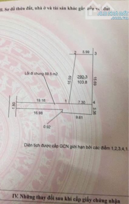 Bán đất tổ 7, TT Quang Minh, Mê Linh, HN. Gần KCN Quang Minh. DT 104m, giá 2,55 tỷ. - 2