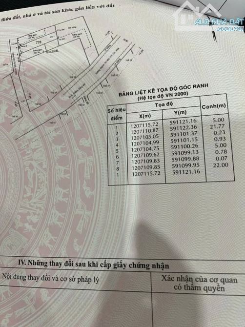 Cuối năm cần tiền bán rẻ lô đất Tân Hiệp Hóc Môn 114m2 giá rẻ 1 tỷ 520 - 4