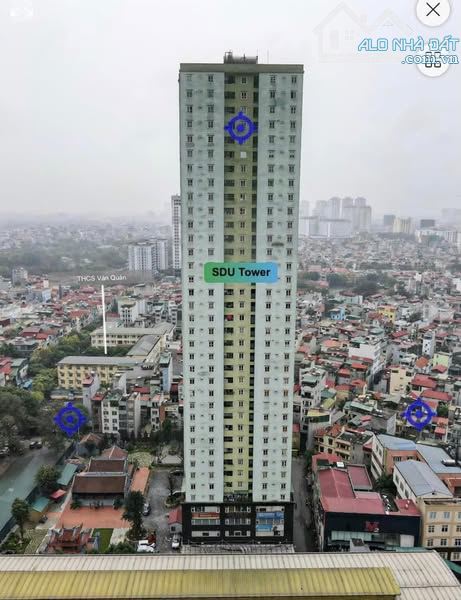Giảm 100tr - Bán gấp 64m2 - 2PN - CC SDU 143 Trần Phú - full đồ - có sổ đỏ - Nhỉnh 3 tỷ - 5