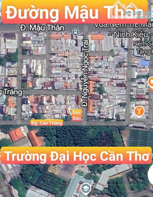 Bán nền góc 2 MT lộ ô đường Cao Thắng . Giá chỉ 7,5 tỷ