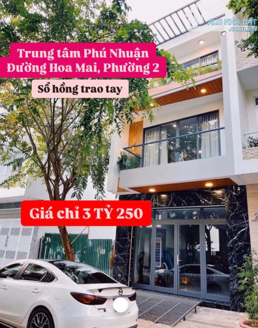 BỚT NGAY 100TR LẤY LỘC🔥 -  HẠ GIÁ BÁN GẤP MẶT BẰNG CHO THUÊ PHÚ NHUẬN CHỈ 3 TỶ 250