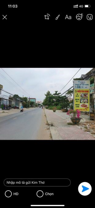 Cần bán đất mặt tiền đường Hùng Vương thuộc xã Hòa Thuận huyện Châu Thành thành phố Trà Vi - 1