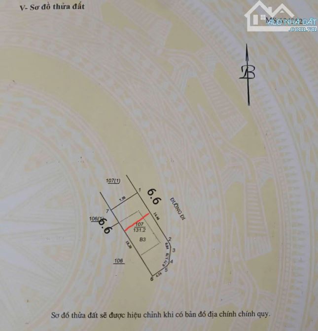bán đất đại mỗ, Q.nam từ liêm, đường 2 ô tô tránh nhau, giá đầu tư - 3