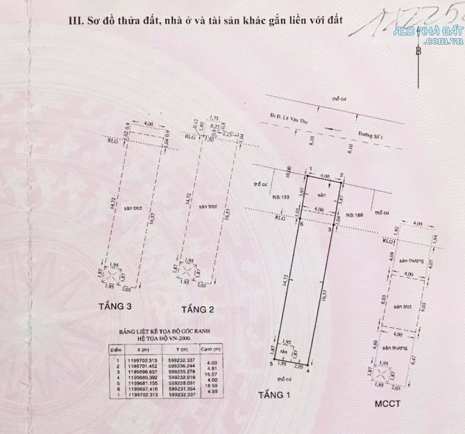 Bán nhà 191 đường số 1 P11 GV 4x25m 4 lầu 11.8 tỷ - 4