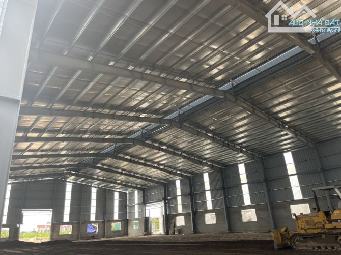 Cho thuê 5.080m2  kho xưởng mặt đường 376, CCN Quang Vinh, Ân Thi, tỉnh Hưng Yên.