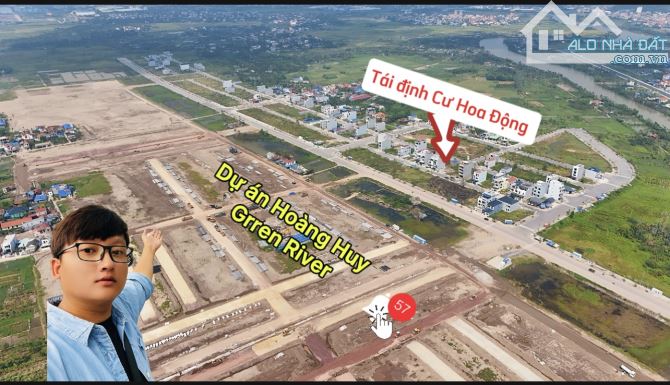 Bán Đất Quanh Trung Tâm Hành Chính Bắc Sông Cấm Thuỷ Nguyên 100m2 đường rộng 13m/3 tỷ