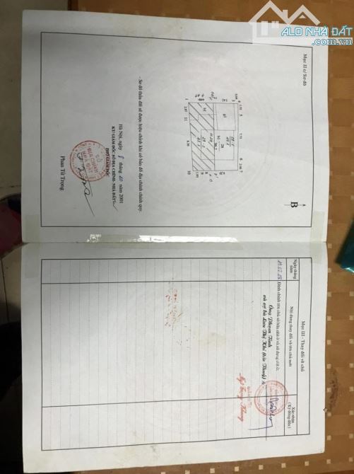 Bán nhà Sổ đỏ A4  Phố Lê Trọng Tấn, Thanh Xuân. DT: 48,1m. 5T. Giá: 16,5 tỷ. Ô tô tránh - 1