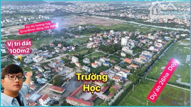 Bán Đất Quanh Trung Tâm Hành Chính Bắc Sông Cấm Thuỷ Nguyên 100m2 đường rộng 13m/3 tỷ - 1