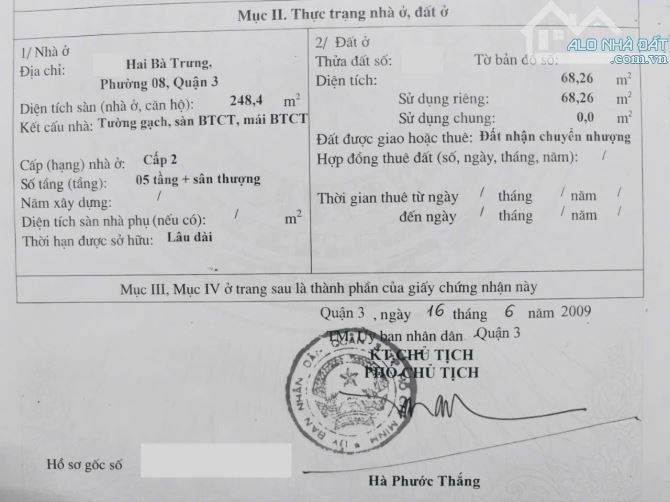 BÁN NHÀ MẶT TIỀN 451 HAI BÀ TRƯNG 4,1x17 NGAY CHỢ- NHÀ THỜ TÂN ĐỊNH- CV LÊ VĂN TÁM 38,3 TỶ - 4