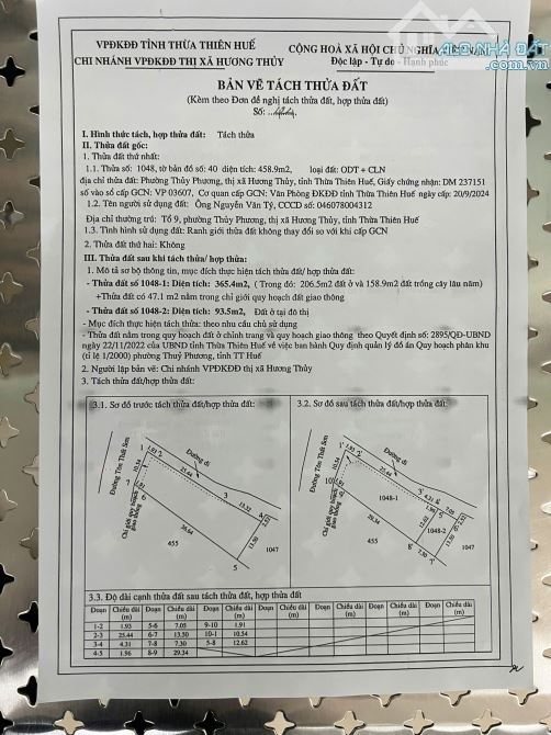 💥💥Bán đất  thủy phương kiệt tôn thất sơn .chỉ sau 1 nhà mặt tiền .cách đường chính 50 mé - 4