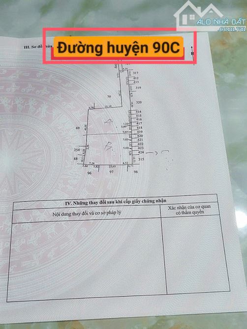 LÔ ĐẤT GÓC - VI TRÍ ĐẮC ĐỊA. Rộng 275m2 MẶT TIỀN 90E Mỹ Lương, Mỹ Phong. . - 6