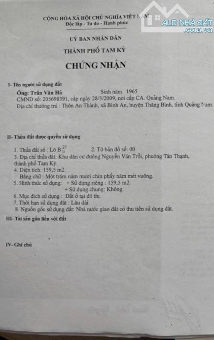 GIA ĐÌNH CẦN CHUYỂN NHƯỢNG NHÀ Nguyễn Văn Trỗi- PHƯỜNG TÂN THẠNH