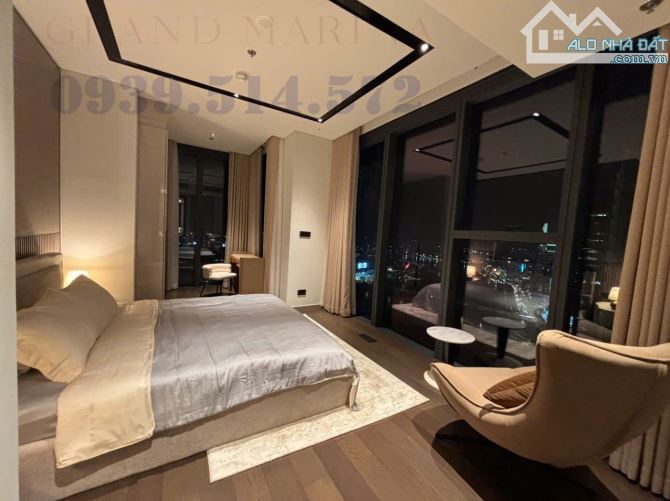 Cho thuê căn hộ Grand Marina Saigon 149m2 (3PN,2WC) full nội thất trực diện sông SG