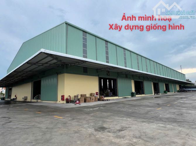 Cho thuê kho xưởng 4.080m² xây dựng mới, có PCCC tự động và điện 3 pha, đường Quốc Lộ 91 - 1