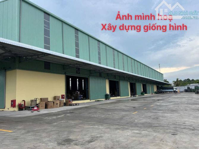 Cho thuê kho xưởng 4.080m² xây dựng mới, có PCCC tự động và điện 3 pha, đường Quốc Lộ 91 - 2