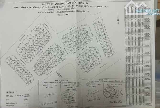 BÁN ĐẤT NỀN KHU DÂN CƯ KHÓA BẢO, PHƯỜNG 3, TP. ĐÔNG HÀ - 2