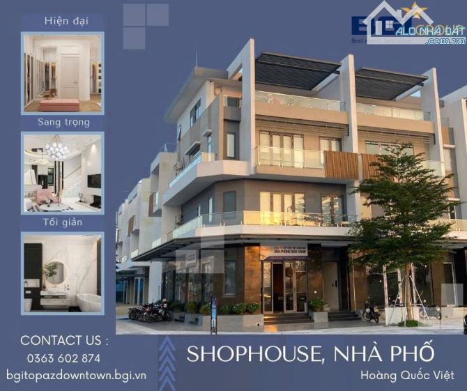 SHOPHOUSE MẶT TIỀN ĐƯỜNG HOÀNG QUỐC VIỆT SIÊU VIP - 3