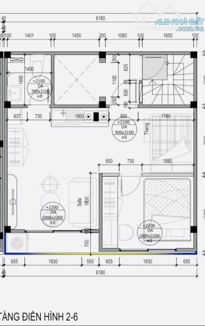 Bán CCMN đầu tư sinh lời, căn góc 6 tầng thang máy, diện tích 45m2, Giá nhỉnh 9 tỷ. - 3