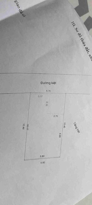 BÁN NHÀ C4 DT 61M2 NGANG 5,7M KIỆT ÂU CƠ HOÀ KHÁNH BẮC LIÊN CHIỂU ĐÀ NẴNG