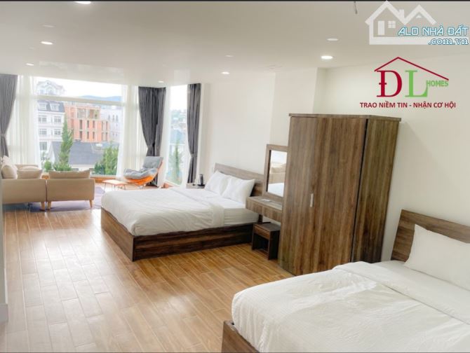 Bán khách sạn KQH Tô Hiến Thành P3 Đà Lạt view đẹp 88m2 với 15P KD GIÁ 12,8 TỶ TL - 14