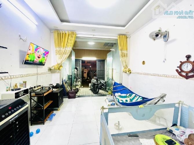BÁN NHÀ 4x14.5M-3 TẦNG HẺM THÔNG 6M, DƯƠNG QUẢNG HÀM P5 GÒ VẤP 7TỶ 3 - 2
