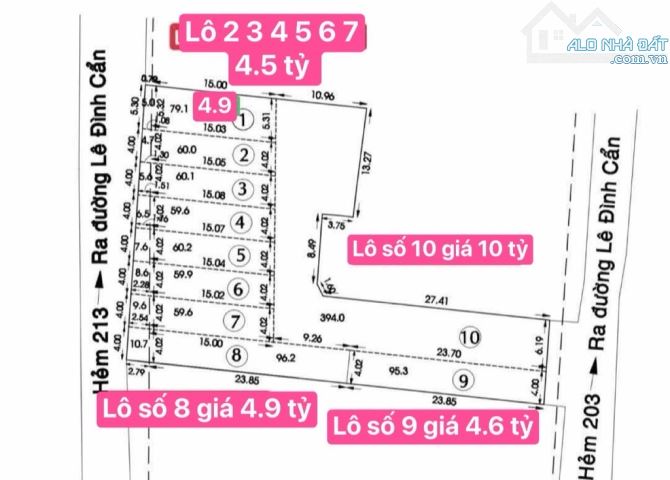 LÔ ĐẤT 4x16, ĐƯỜNG XE TẢI, LÊ ĐÌNH CẨN, BÌNH TÂN, 4 TỶ XÍU - 2