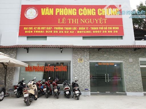 BÁN NHÀ MẶT TIỀN ĐƯỜNG HÀ HUY GIÁP, P. THẠNH LỘC Q12 giá 98ty - 2