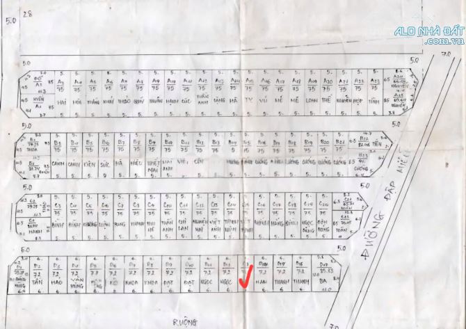 72m2 phân lô 8 chợ cá vuông vắn chỉ 100m ra đường HCM. - 1