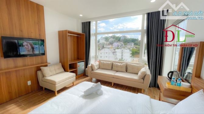 Bán khách sạn KQH Tô Hiến Thành P3 Đà Lạt view đẹp 88m2 với 15P KD GIÁ 12,8 TỶ TL - 3