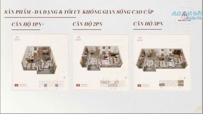 CHỈ 1,69 TỶ - DỰ ÁN CHUNG CƯ CAO CẤP MASCITY BẮC GIANG - VỊ TRÍ ĐẸP - ĐẦU TƯ TỐT - 3