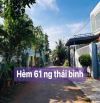 Đất đẹp 6x36m Hoà Thắng cách chợ sáng 200m. Hẻm nhựa thông thoáng - hẻm 61 NG Thái Bình