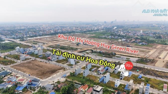 Bán Đất Thuỷ Nguyên Quanh Trunh Tâm Hành Chính Giá tốt ,68m2 TĐC Hoa Động 2 tỷ 8