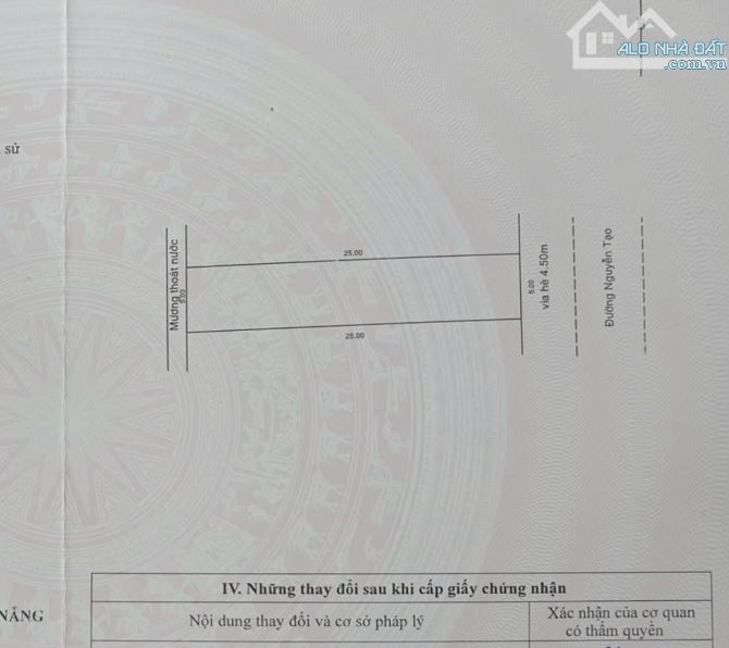 Bán Lô Đất Mặt Tiền đường Nguyễn Tạo - Làng Đại Học Đà Nẵng .