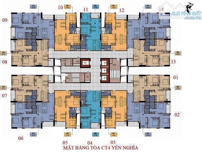 Tổng hợp quỹ căn hộ CT4 Yên Nghĩa: bán: 90 m2 2PN ,3 PN, 2 WC