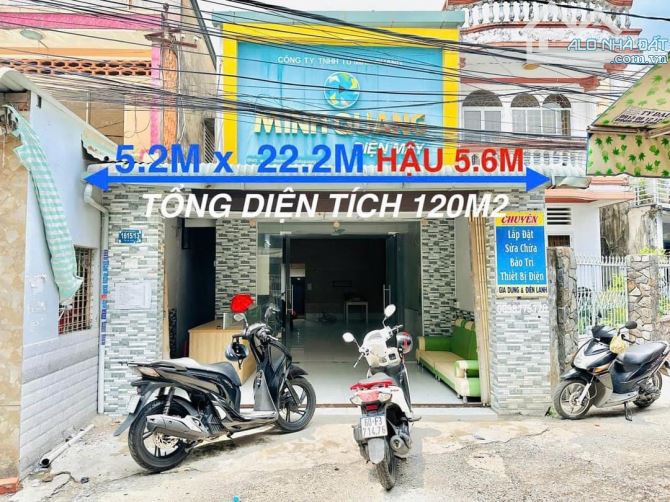 Bán Nhà Ngang 5,2M x 23M Mặt Tiền Chợ 57 P.Thống Nhất, cách Phạm Văn Thuận vào 50M - 1