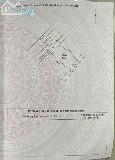 Chính chủ cần bán lô đất diện tích 108m vuông thôn tân chung chùa , xã hiền ninh - 4