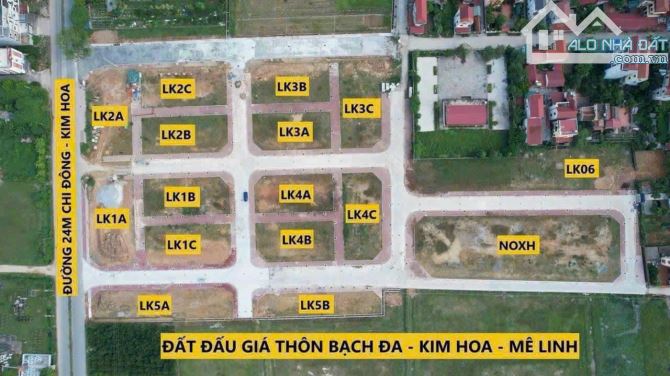 💥💥💥 VÀNH ĐAI 4‼️ĐẤU GIÁ BẠCH ĐA - MÊ LINH - ĐƯỜNG 12m - 105m2 - LK3B💥 - 3